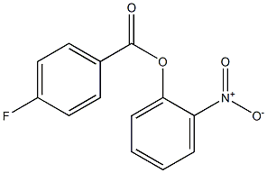 2-nitrophenyl 4-fluorobenzoate Struktur