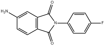 5-amino-2-(4-fluorophenyl)-2,3-dihydro-1H-isoindole-1,3-dione Struktur