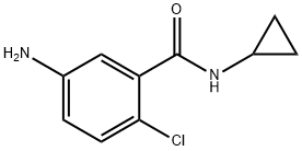 5-amino-2-chloro-N-cyclopropylbenzamide Struktur