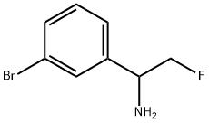 1-(3-BROMOPHENYL)-2-FLUOROETHANAMINE Struktur