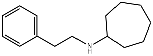 N-(2-phenylethyl)cycloheptanamine Struktur