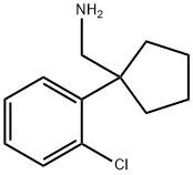 1-(2-Chlorophenyl)cyclopentanemethanamine Struktur