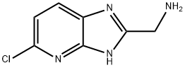 {5-chloro-1H-imidazo[4,5-b]pyridin-2-yl}methanamine Struktur