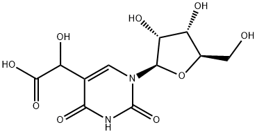 5-(carboxyhydroxymethyl)uridine Struktur