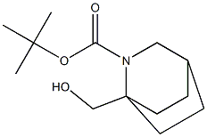 2-boc-2-azabicyclo[2.2.2]octane-1-methanol Struktur