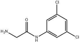 2-amino-N-(3,5-dichlorophenyl)acetamide Struktur