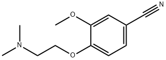 4-[2-(dimethylamino)ethoxy]-3-methoxybenzonitrile Struktur