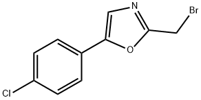 2-(bromomethyl)-5-(4-chlorophenyl)Oxazole Struktur