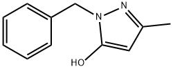 1-benzyl-5-hydroxy-3-methyl-1H-pyrazole Struktur