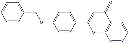 2-[4-(benzyloxy)phenyl]-4H-chromen-4-one Struktur