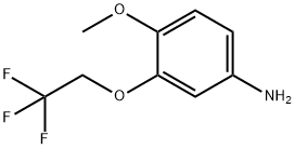 4-methoxy-3-(2,2,2-trifluoroethoxy)aniline Struktur