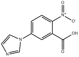 5-(1H-imidazol-1-yl)-2-nitrobenzoic acid Struktur