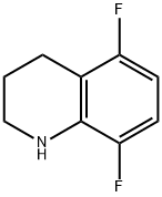 5,8-difluoro-1,2,3,4-tetrahydroquinoline Struktur