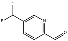 2-Pyridinecarboxaldehyde, 5-(difluoromethyl)- Struktur