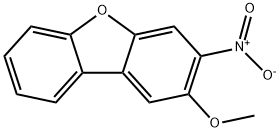 2-methoxy-3-nitroDibenzofuran Struktur