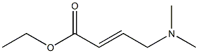 2-Butenoic acid, 4-(dimethylamino)-, ethyl ester Struktur