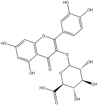 QUERCETINGLUCURONIDE Struktur