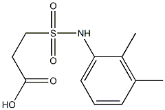 3-[(2,3-dimethylphenyl)sulfamoyl]propanoic acid Struktur