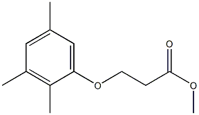 methyl 3-(2,3,5-trimethylphenoxy)propanoate Struktur