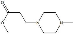 methyl 3-(4-methylpiperazin-1-yl)propanoate Struktur