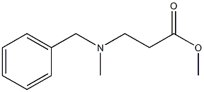 methyl 3-[benzyl(methyl)amino]propanoate Struktur