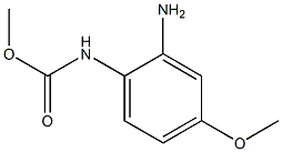 methyl N-(2-amino-4-methoxyphenyl)carbamate Struktur