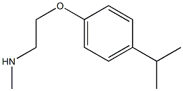 methyl({2-[4-(propan-2-yl)phenoxy]ethyl})amine Struktur