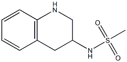 N-(1,2,3,4-tetrahydroquinolin-3-yl)methanesulfonamide Struktur