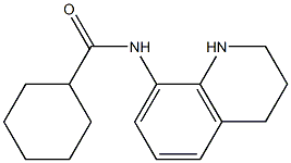 N-(1,2,3,4-tetrahydroquinolin-8-yl)cyclohexanecarboxamide Struktur