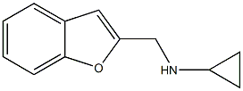 N-(1-benzofuran-2-ylmethyl)cyclopropanamine Struktur