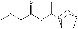 N-(1-bicyclo[2.2.1]hept-2-ylethyl)-2-(methylamino)acetamide Struktur