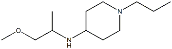 N-(1-methoxypropan-2-yl)-1-propylpiperidin-4-amine Struktur