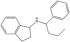 N-(1-phenylbutyl)-2,3-dihydro-1H-inden-1-amine Struktur