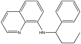 N-(1-phenylbutyl)quinolin-8-amine Struktur