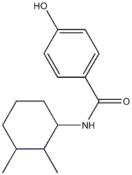 N-(2,3-dimethylcyclohexyl)-4-hydroxybenzamide Struktur