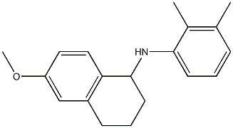 N-(2,3-dimethylphenyl)-6-methoxy-1,2,3,4-tetrahydronaphthalen-1-amine Struktur