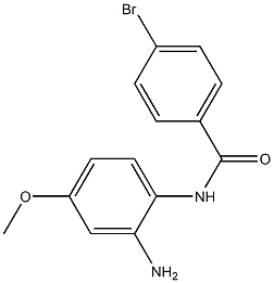 N-(2-amino-4-methoxyphenyl)-4-bromobenzamide Struktur