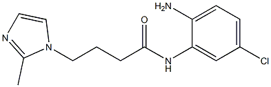 N-(2-amino-5-chlorophenyl)-4-(2-methyl-1H-imidazol-1-yl)butanamide Struktur