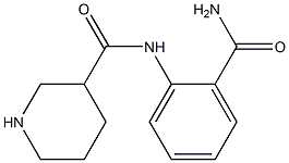 N-(2-carbamoylphenyl)piperidine-3-carboxamide Struktur