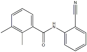 N-(2-cyanophenyl)-2,3-dimethylbenzamide Struktur