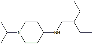 N-(2-ethylbutyl)-1-(propan-2-yl)piperidin-4-amine Struktur