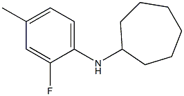 N-(2-fluoro-4-methylphenyl)cycloheptanamine Struktur