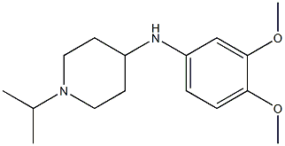 N-(3,4-dimethoxyphenyl)-1-(propan-2-yl)piperidin-4-amine Struktur