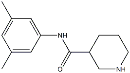 N-(3,5-dimethylphenyl)piperidine-3-carboxamide Struktur