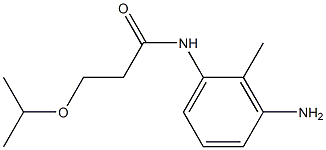 N-(3-amino-2-methylphenyl)-3-(propan-2-yloxy)propanamide Struktur