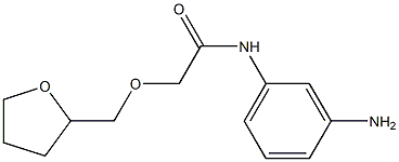 N-(3-aminophenyl)-2-(oxolan-2-ylmethoxy)acetamide Struktur