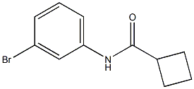 N-(3-bromophenyl)cyclobutanecarboxamide Struktur