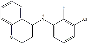 N-(3-chloro-2-fluorophenyl)-3,4-dihydro-2H-1-benzothiopyran-4-amine Struktur