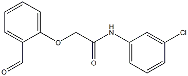 N-(3-chlorophenyl)-2-(2-formylphenoxy)acetamide Struktur