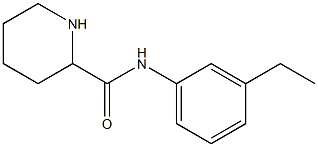 N-(3-ethylphenyl)piperidine-2-carboxamide Struktur